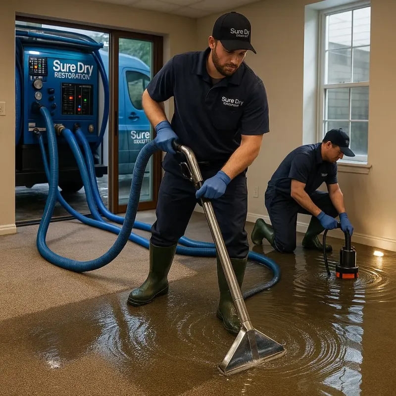 Water Extraction and Removal process in North Atlanta, GA